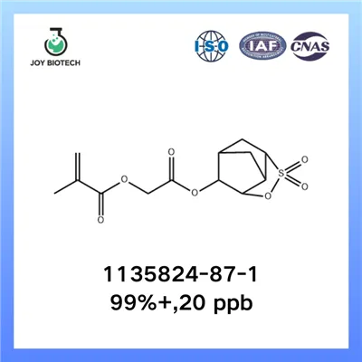 2-Asam Propenoat, 2-metil-, 2-[(hexahydro-2,2-dioxido-3,5-methanocyclopent[d]-1,2-oxathiol-6-yl)oxy]-2-oxoethyl Ester CAS NO 1135824-87-1